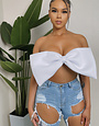 Beauty Junkee Collection Bow Tie Tube Top