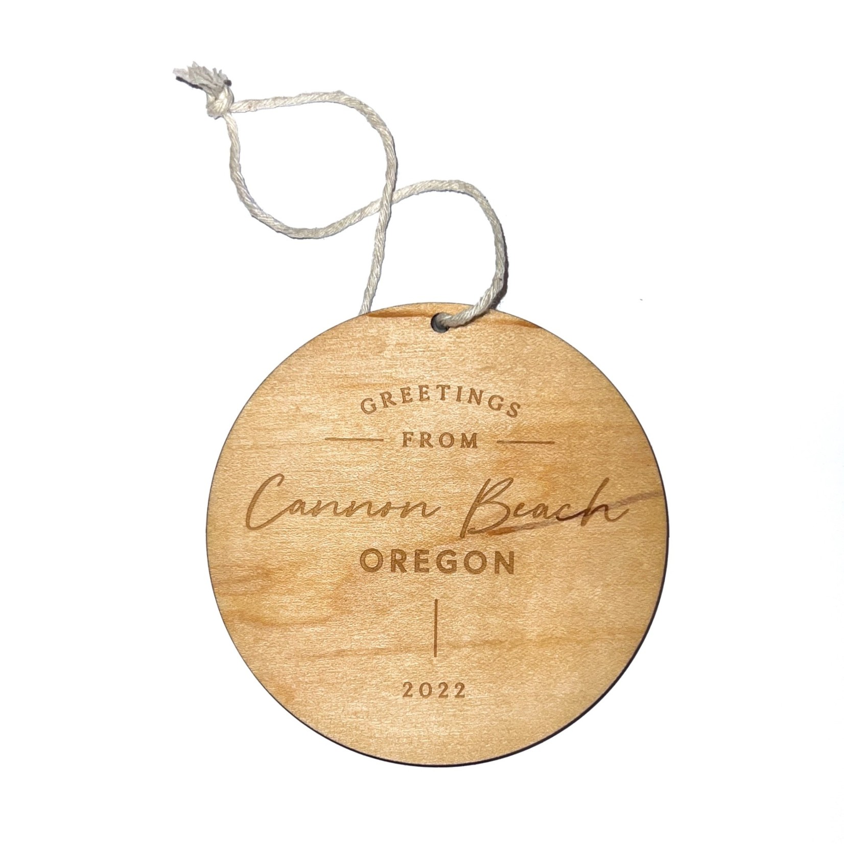 Greetings From Cannon Beach Ornament Staghorn Mercantile