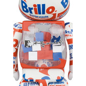 Andy Warhol Brillo 100% & 400% 2pk Be@rbrick