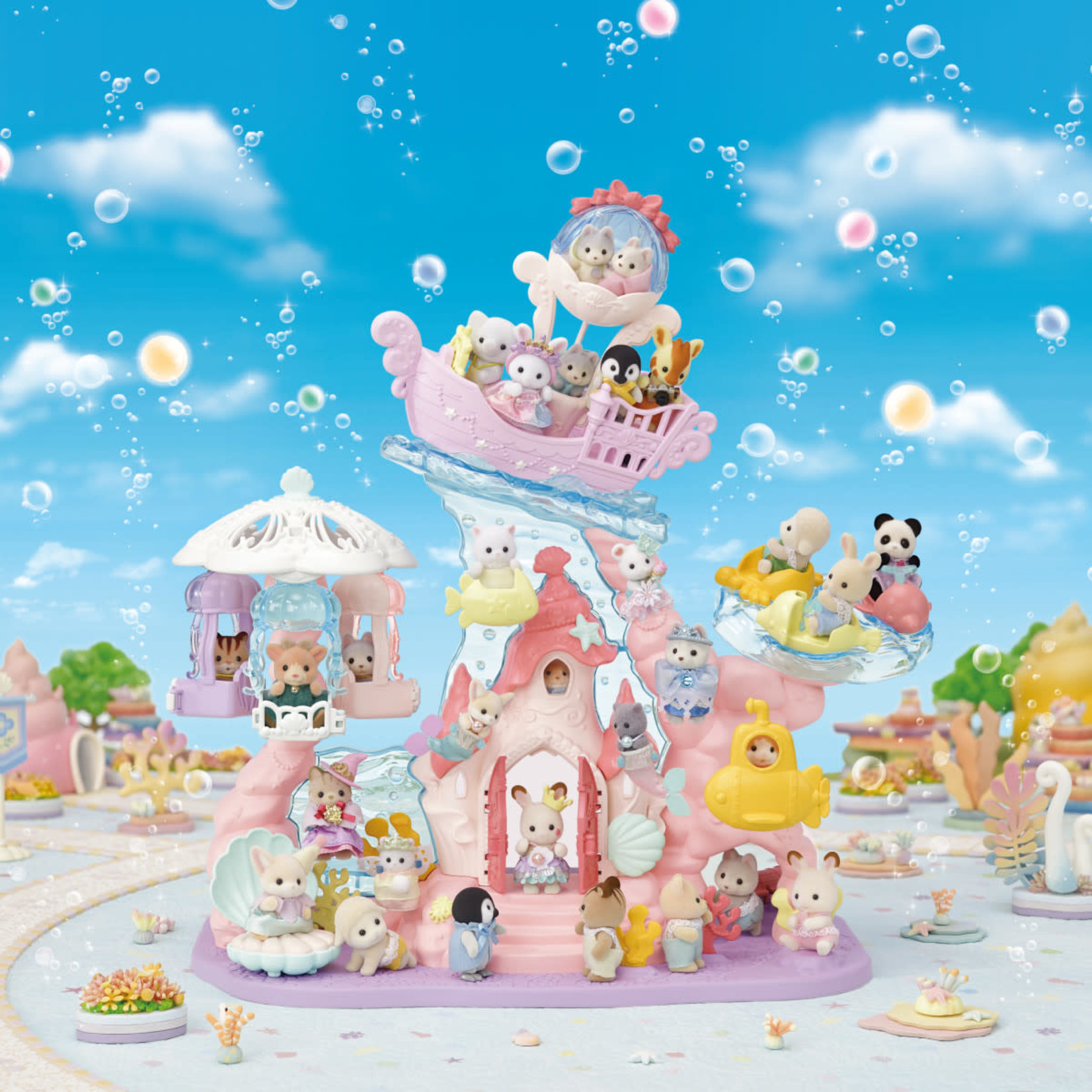 Calico Critters Baby Mermaid Castle Set