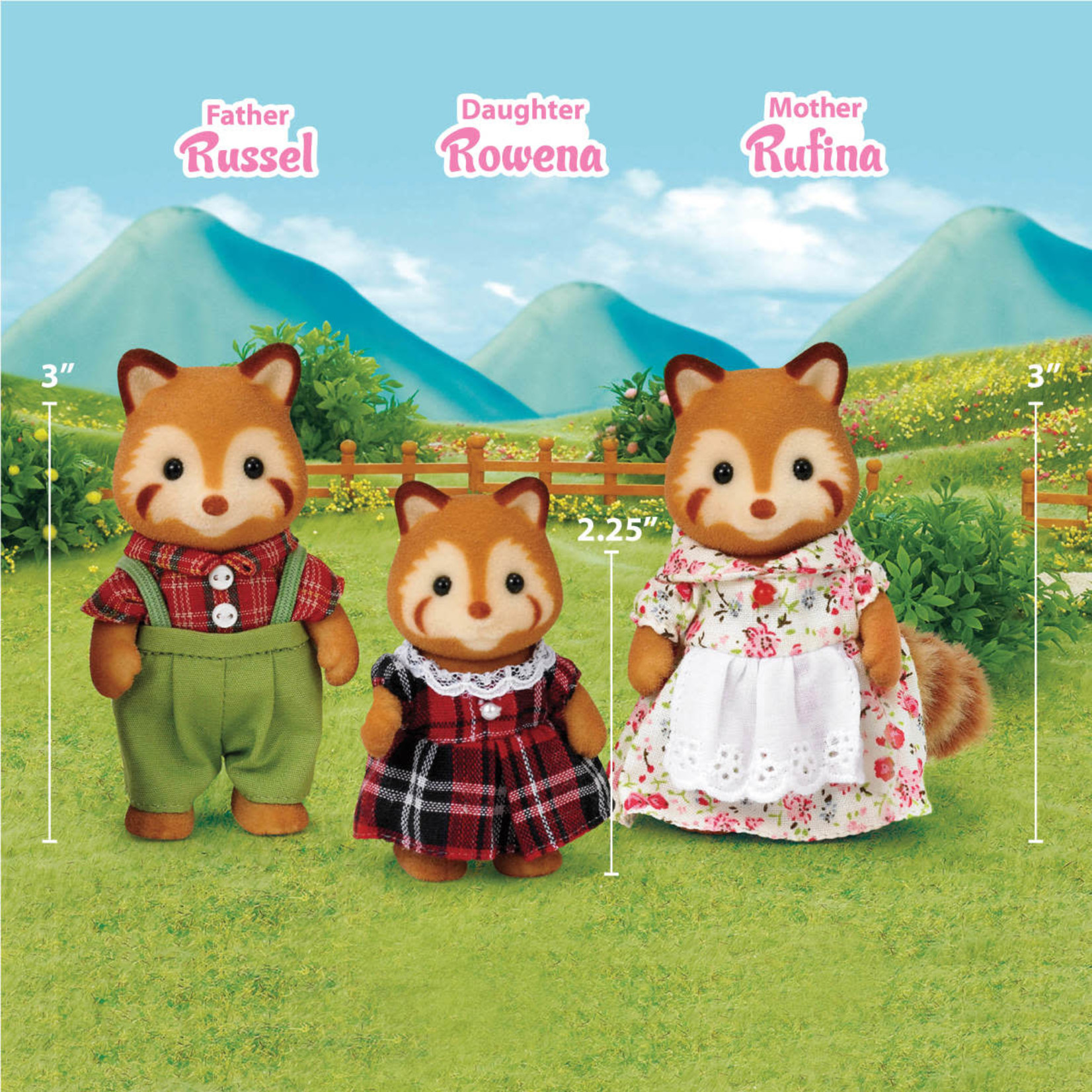 Calico Critters Calico Critters Red Panda Family Set