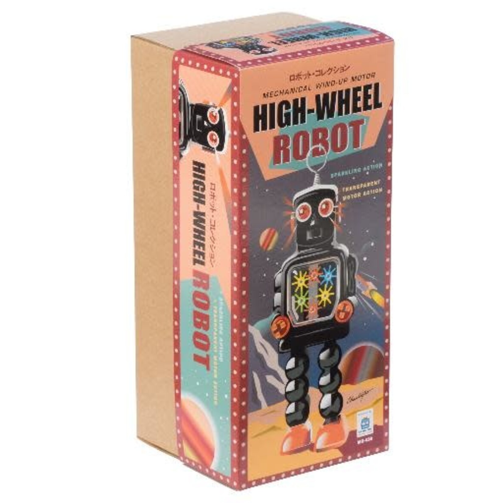 Wind Up High Wheel Robot