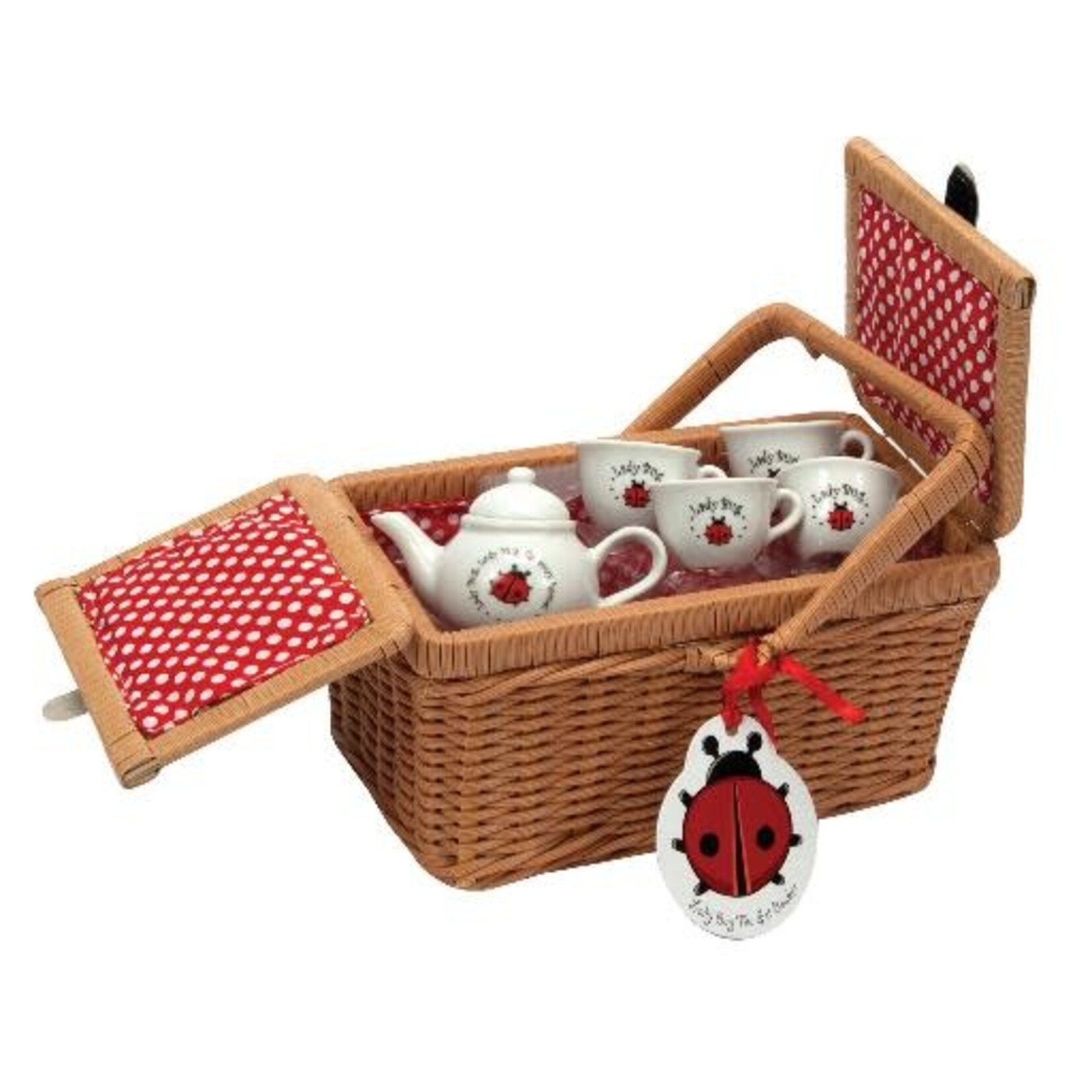 Ladybug Teaset Basket