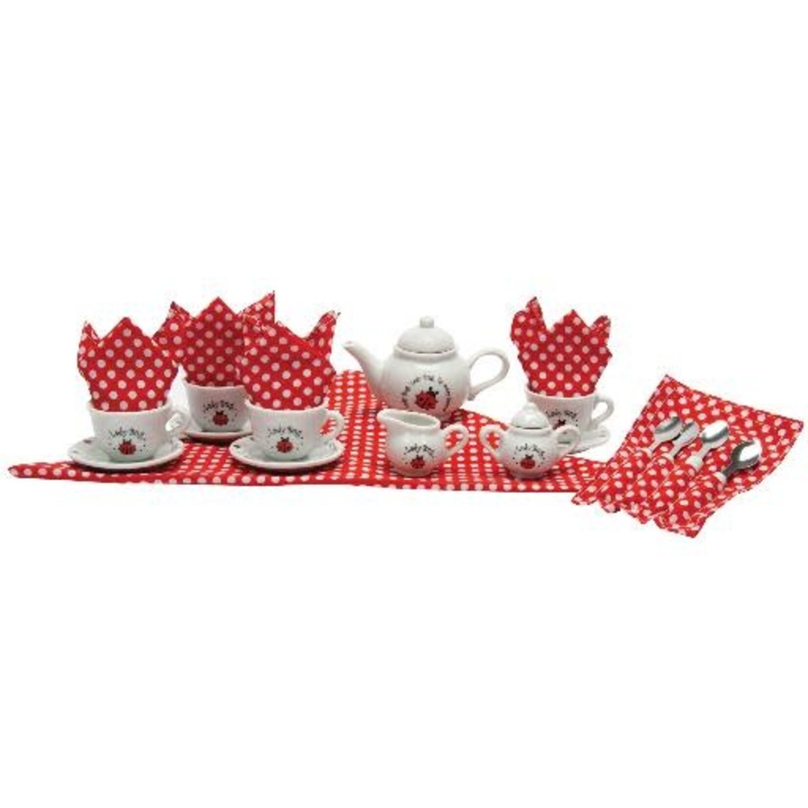 Ladybug Teaset Basket