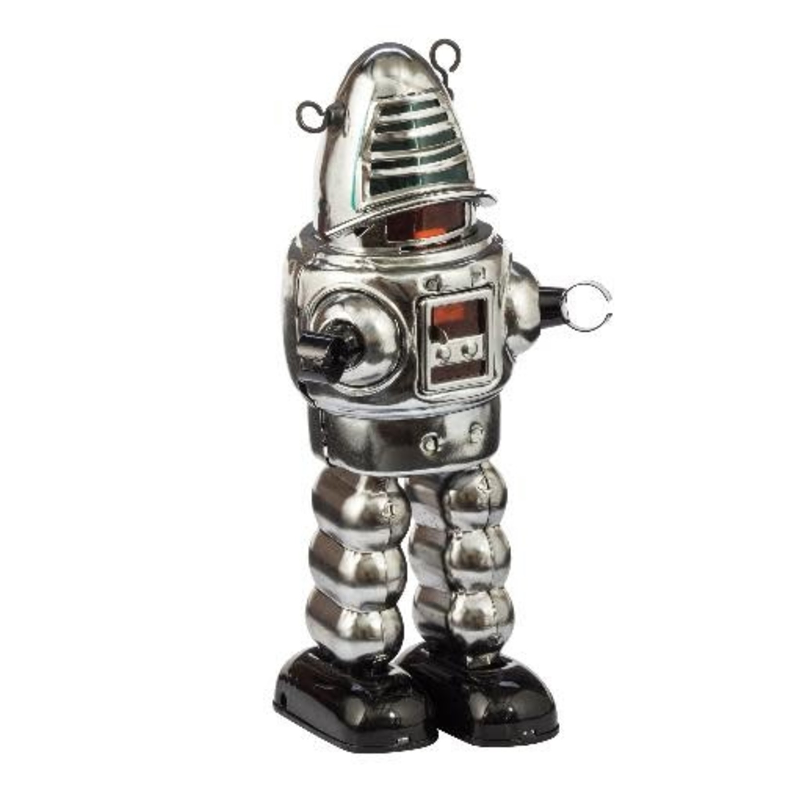 Wind Up Robot Planet Blk/Red/C - Toy Joy