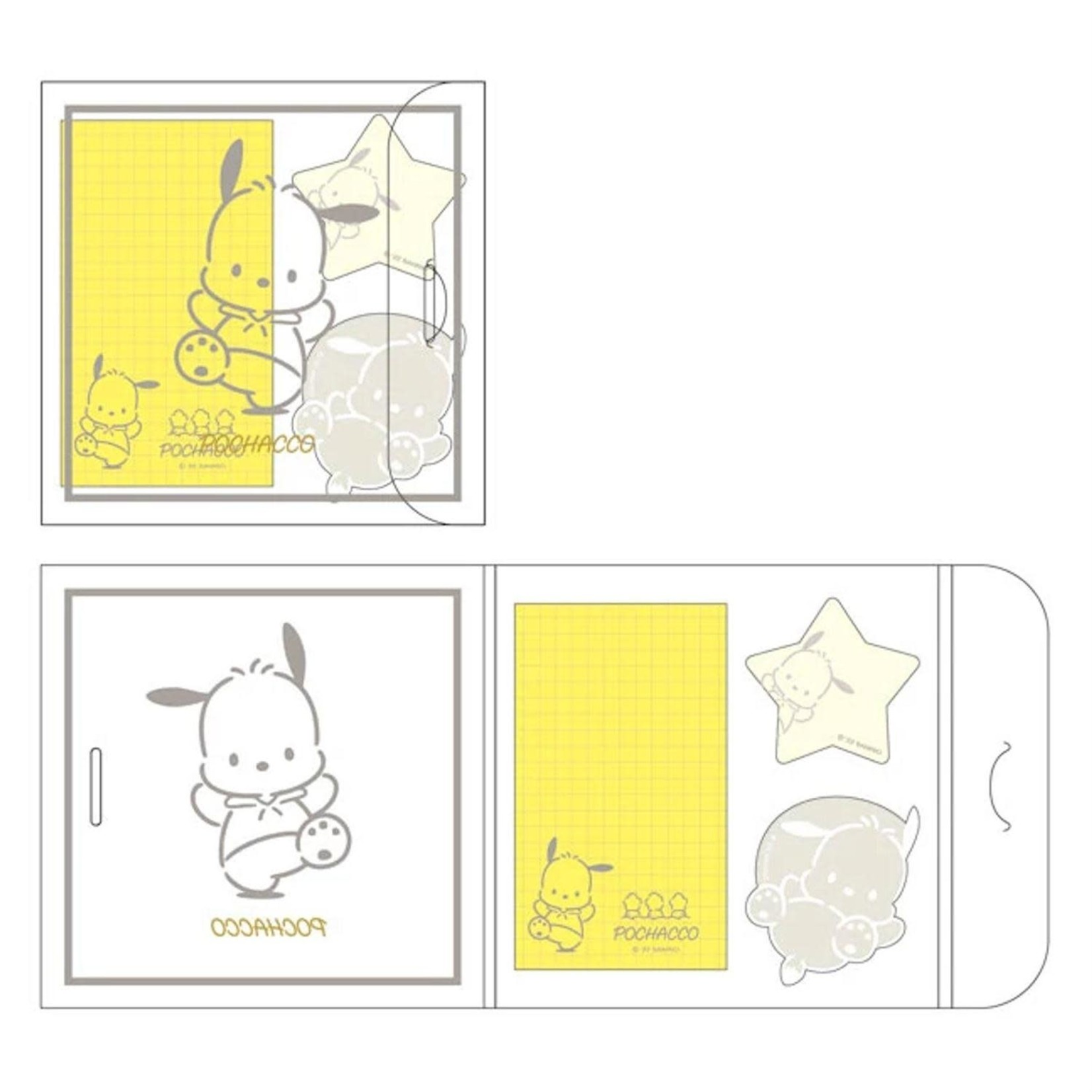 Sanrio Sticky Notes Calm Color Pochacco