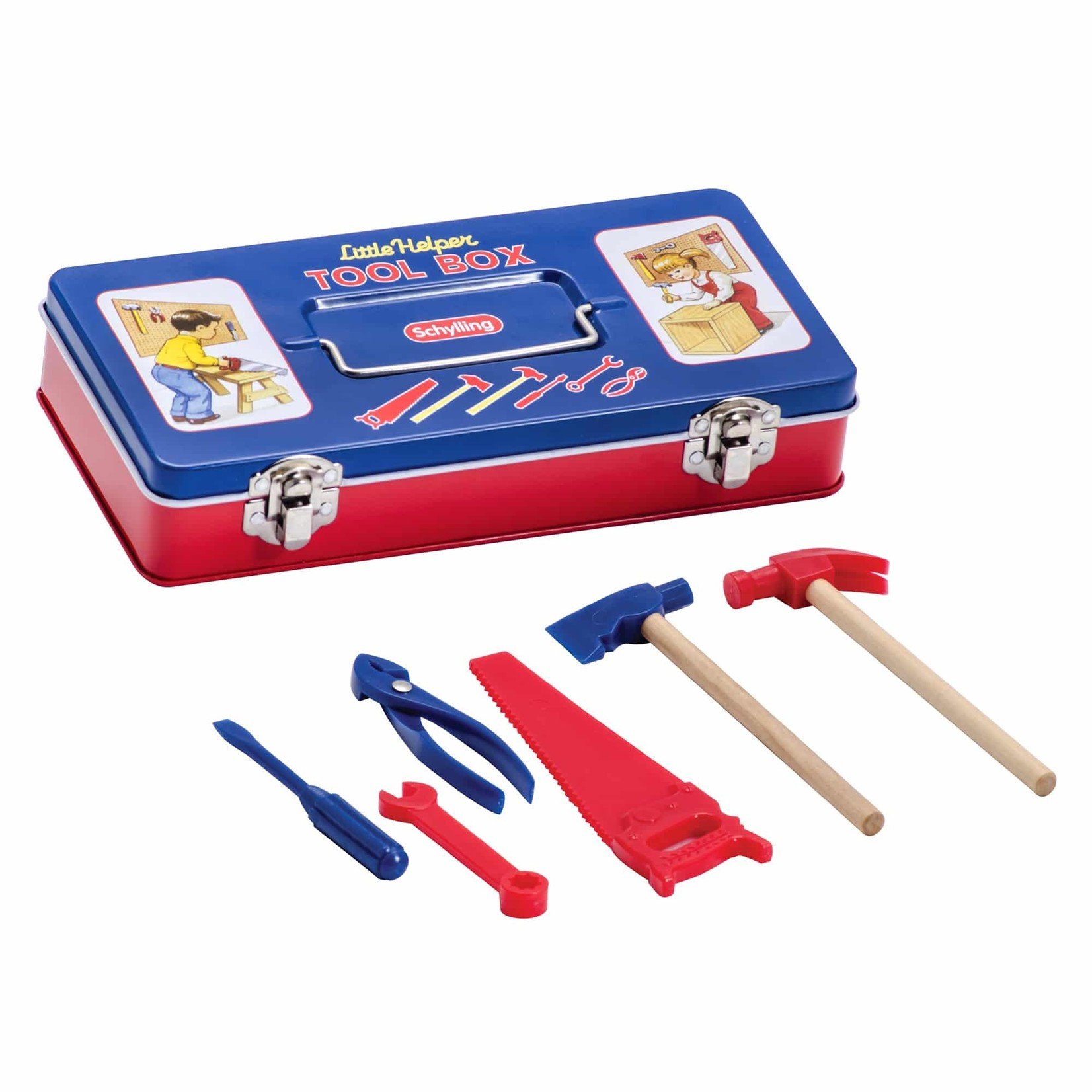 Retro Tin Tool Box