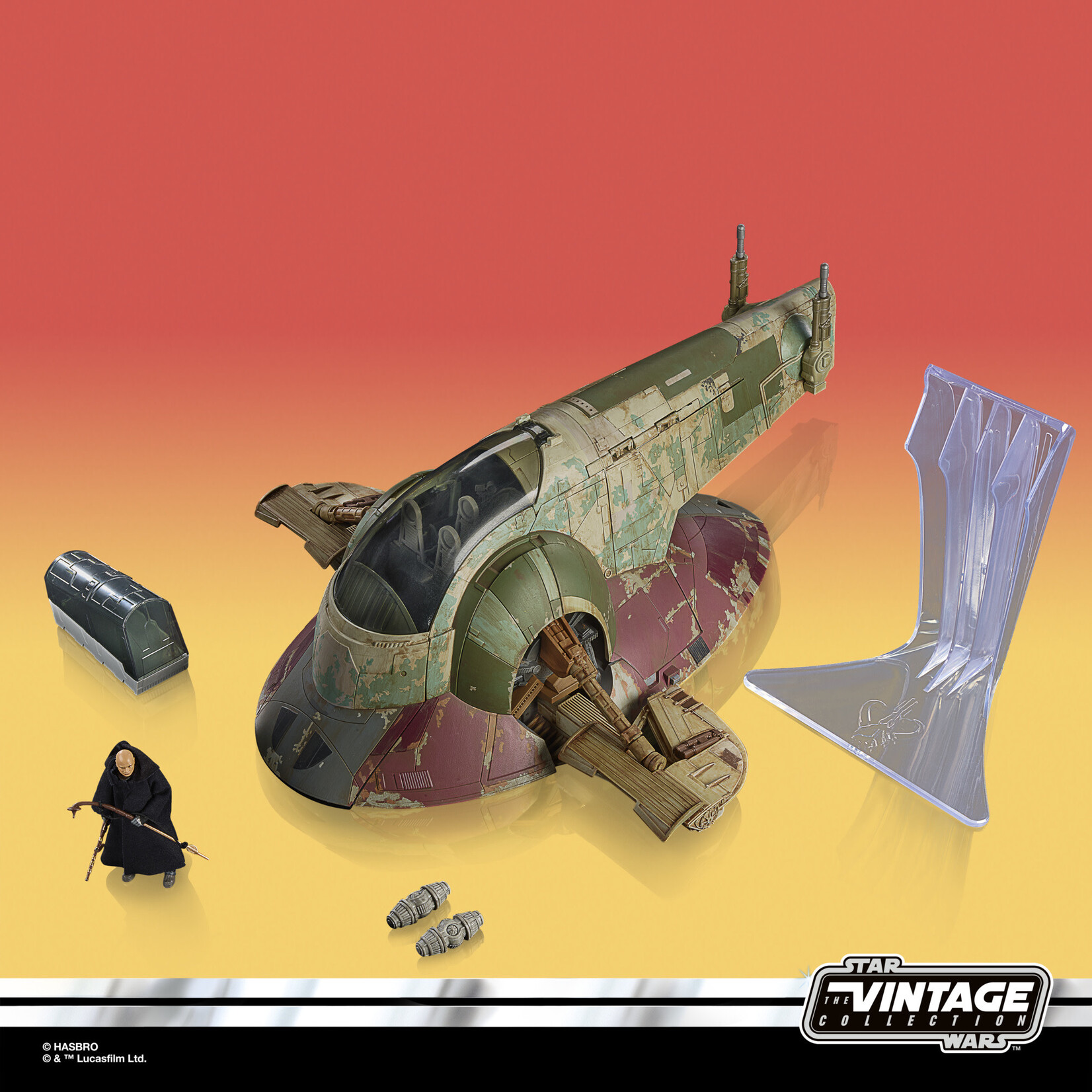 Sw Vintage 3-3/4In Boba Fett Starship