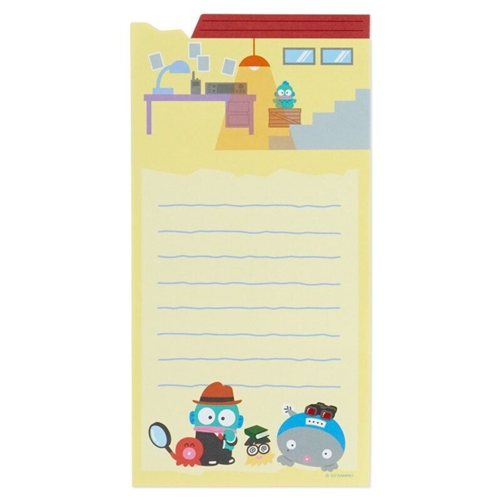 Sanrio Memo Pad Friends Hangyodon