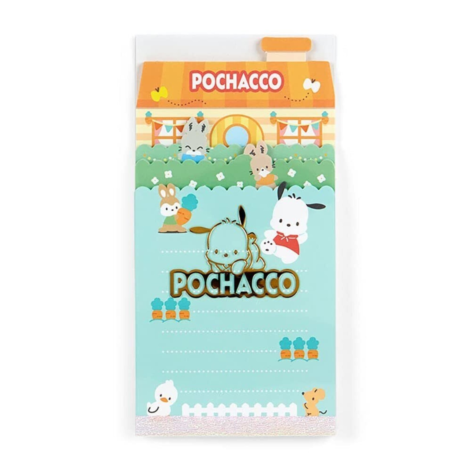 Sanrio Memo Pad Friends Pochacco