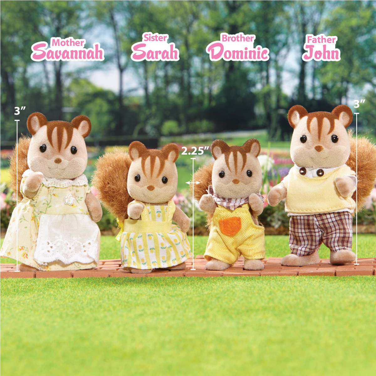 Calico Critters Hazelnut Chipmunk Family Set Toy Joy