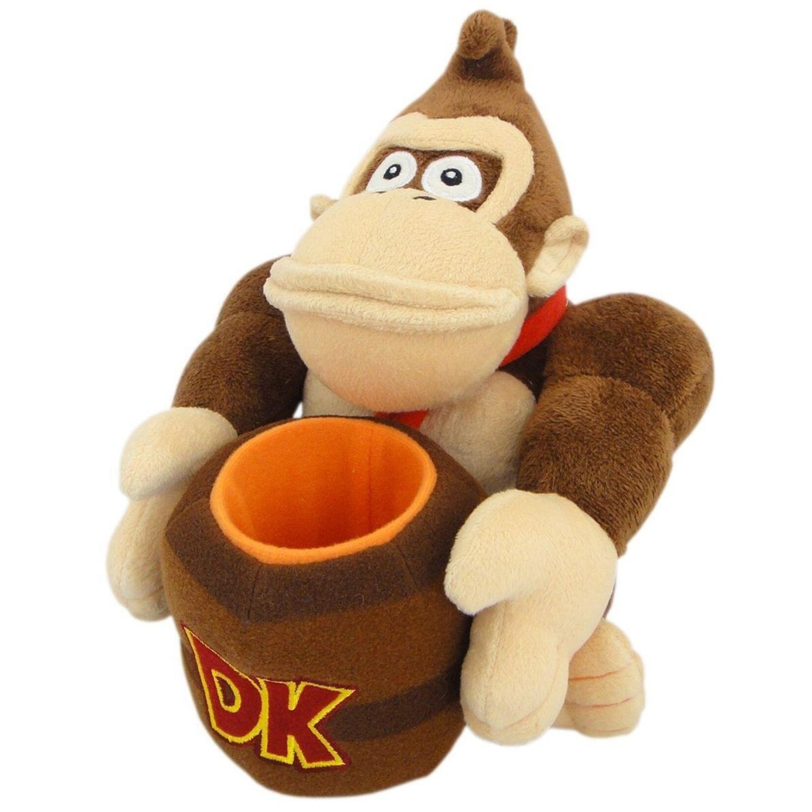 Plush Donkey Kong Barrel 8"