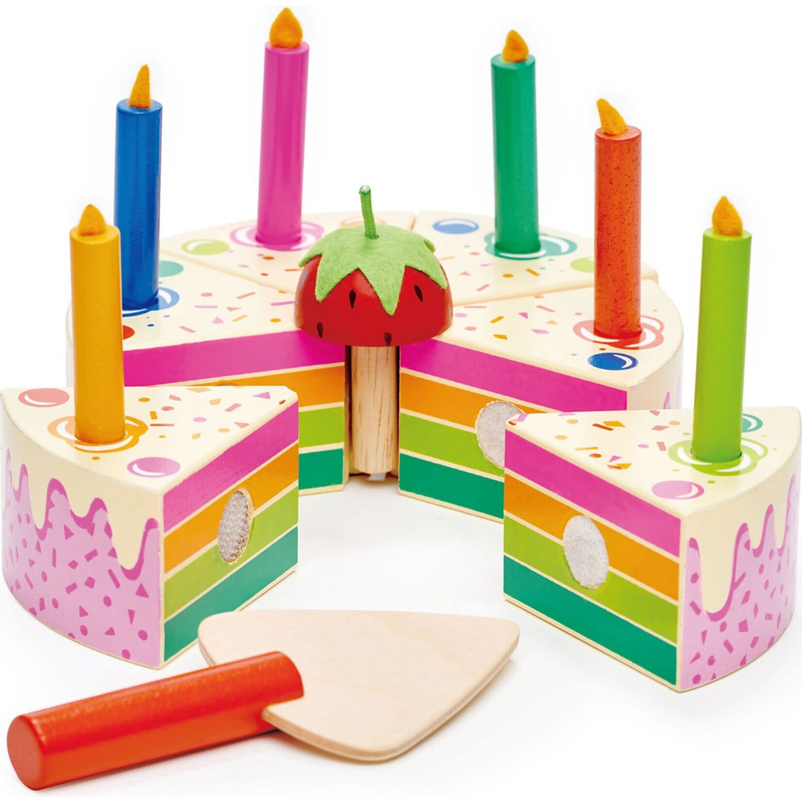 Rainbow Birthday Cake Set