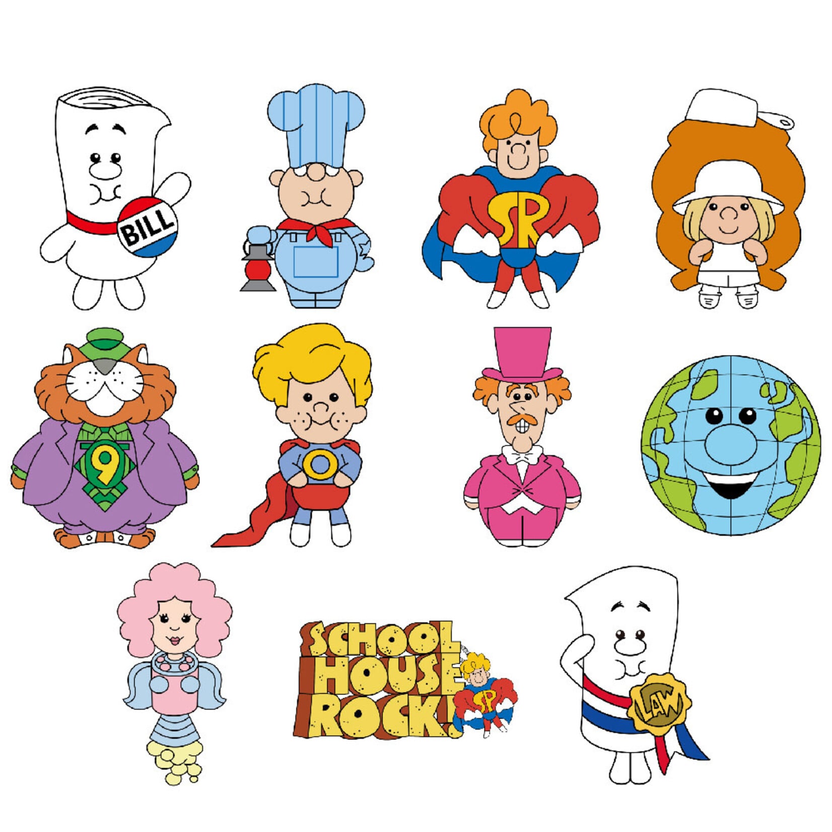 Schoolhouse Rock! 3D Foam Bag Clip Surprise