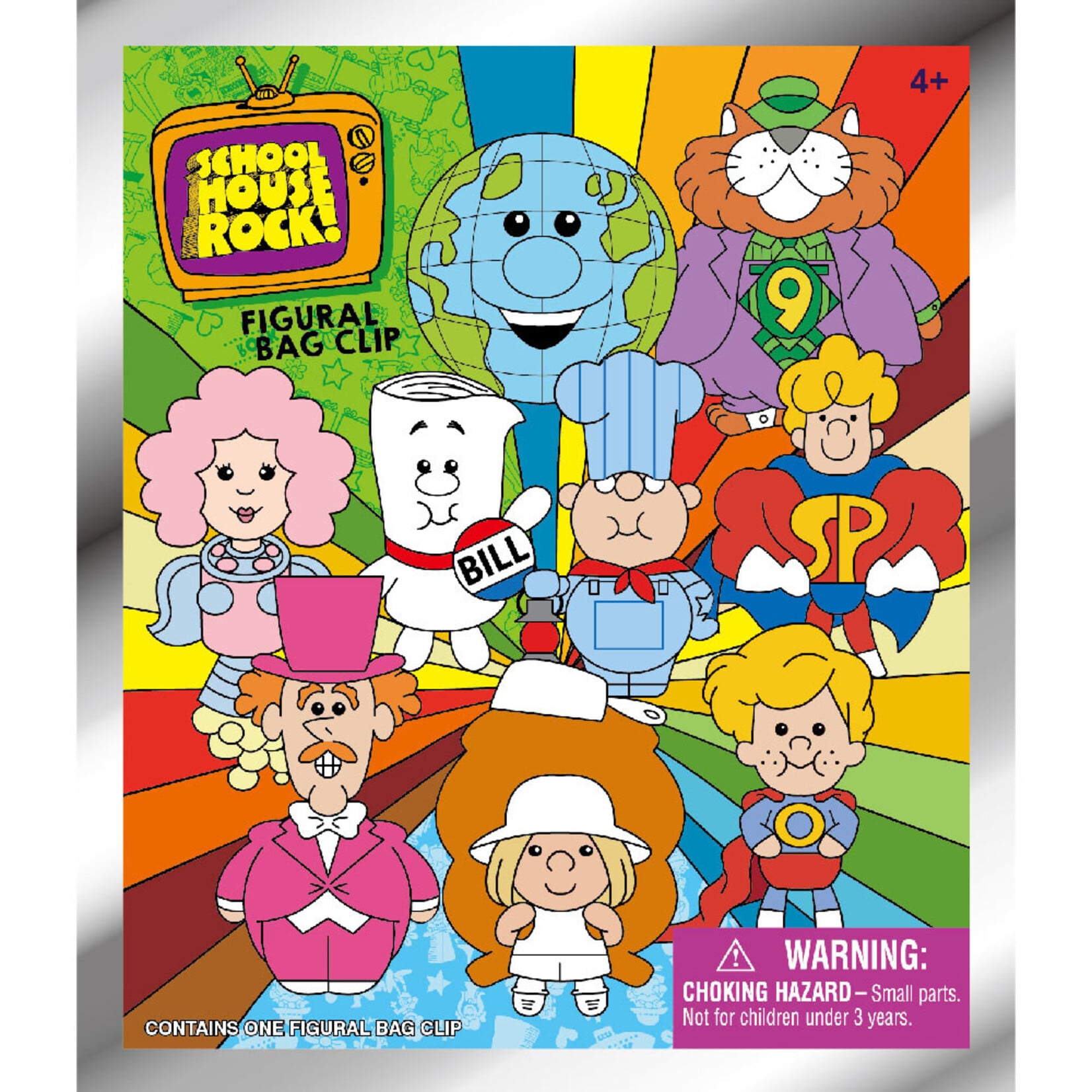 Schoolhouse Rock! 3D Foam Bag Clip Surprise