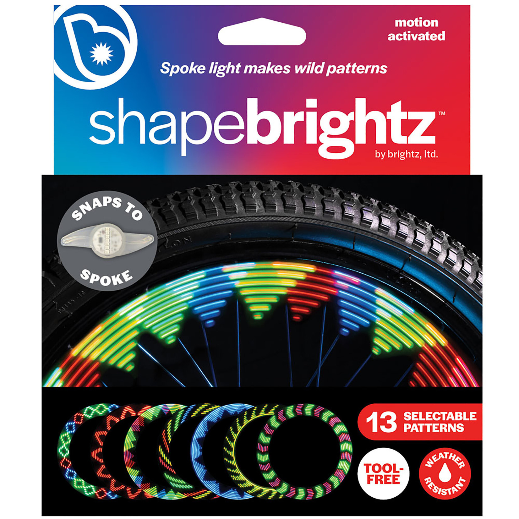 Shapebrightz Pattern Spoke Light