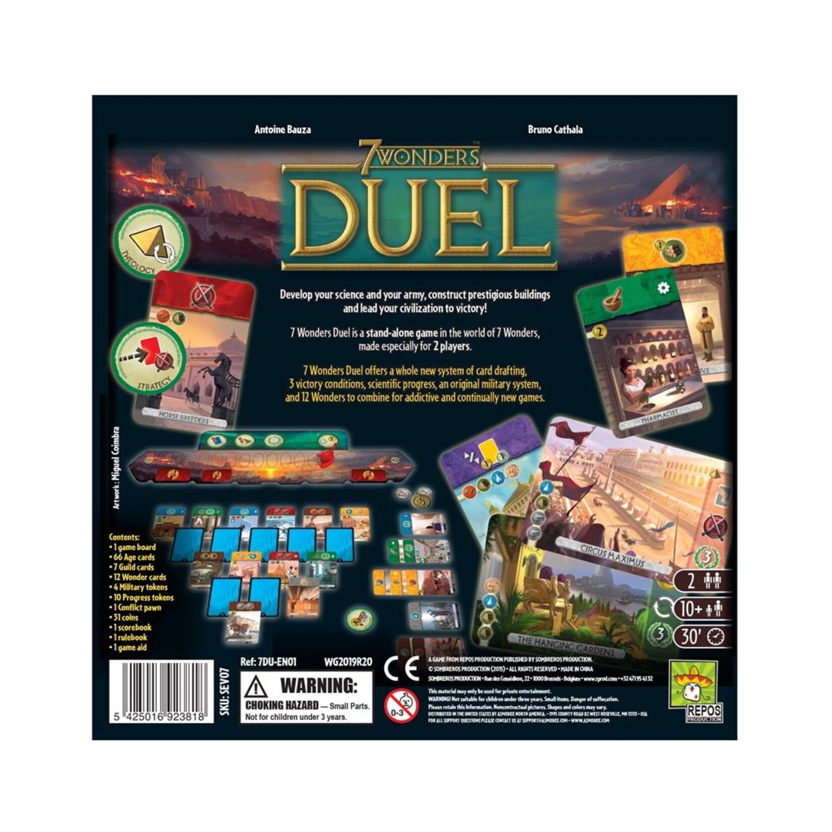 7 Wonders Duel Game