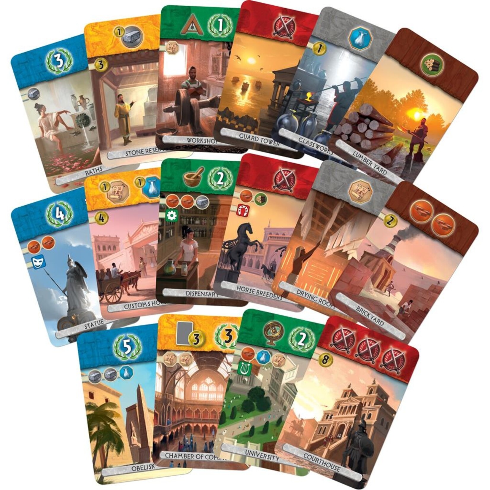 7 Wonders Duel Game