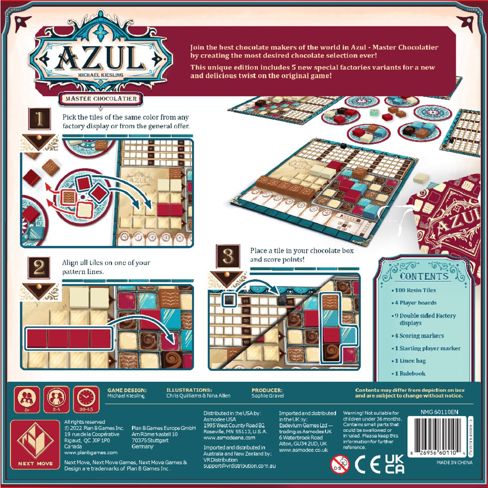 Azul Master Chocolatier Game