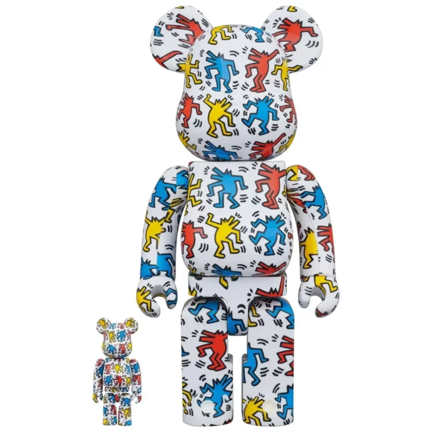 BE@RBRICK KEITH HARING 100％ u0026 400％-