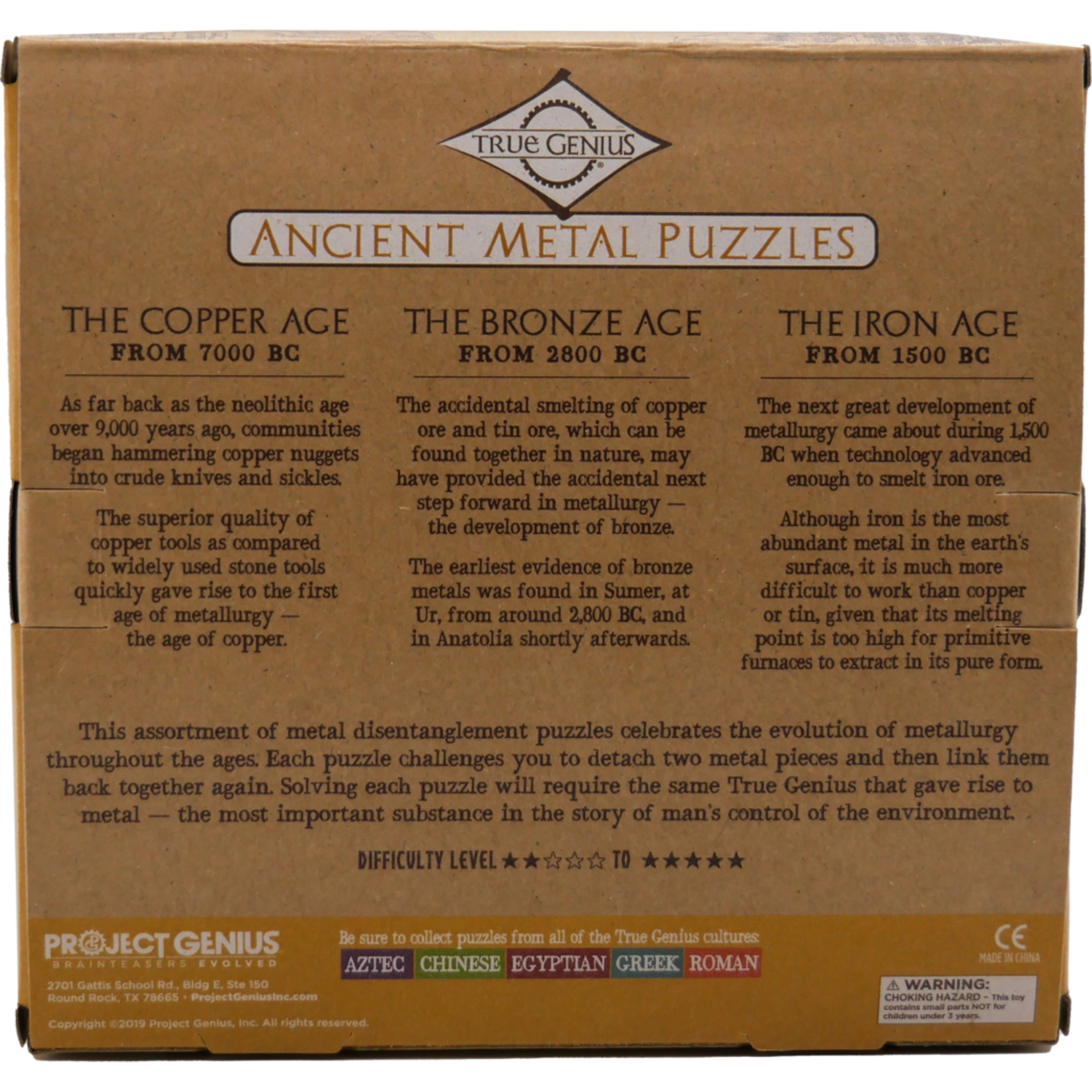 Ancient Metal Asst. 12 pc