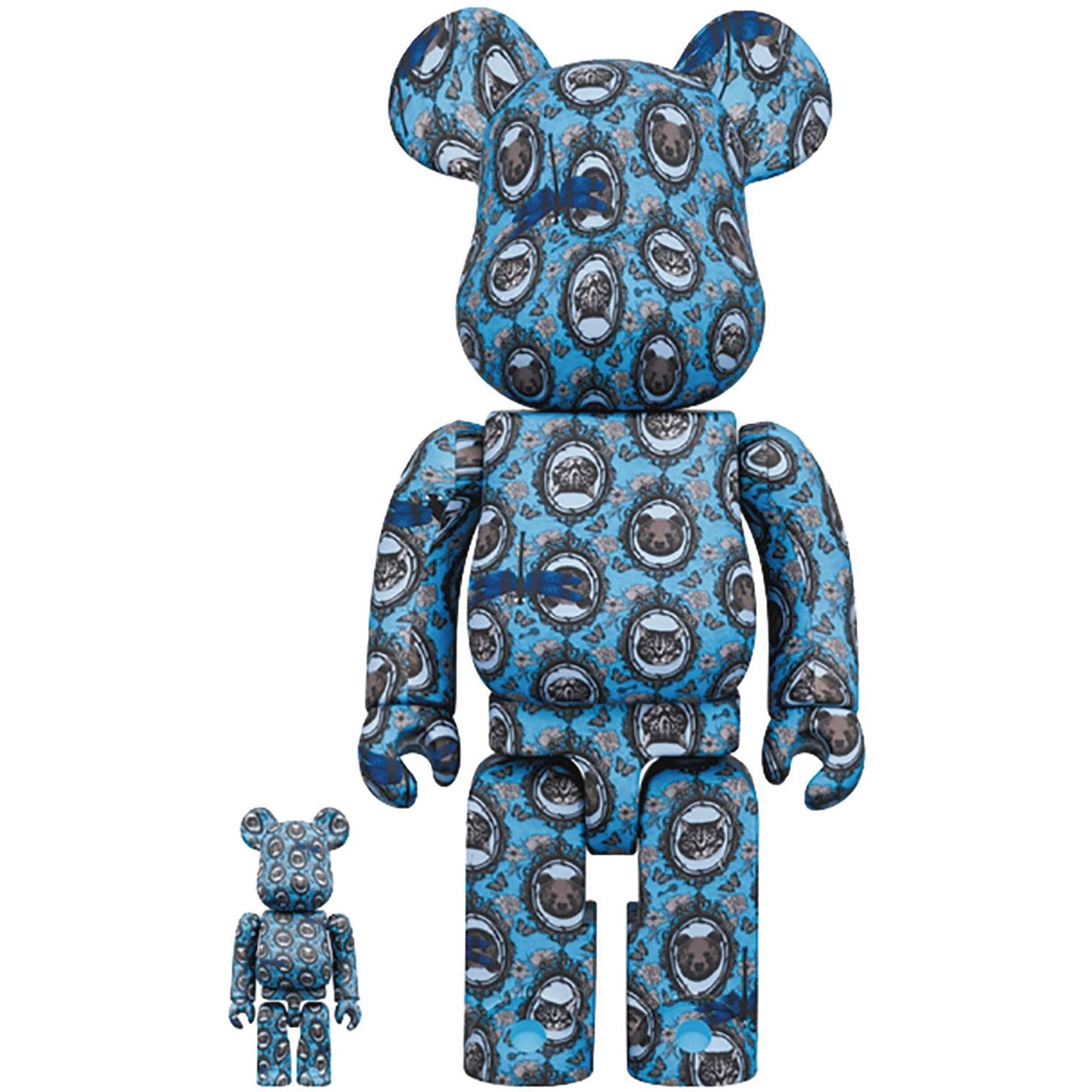 Robe Japonica Mirror 100% & 400% Be@rbrick 2Pk