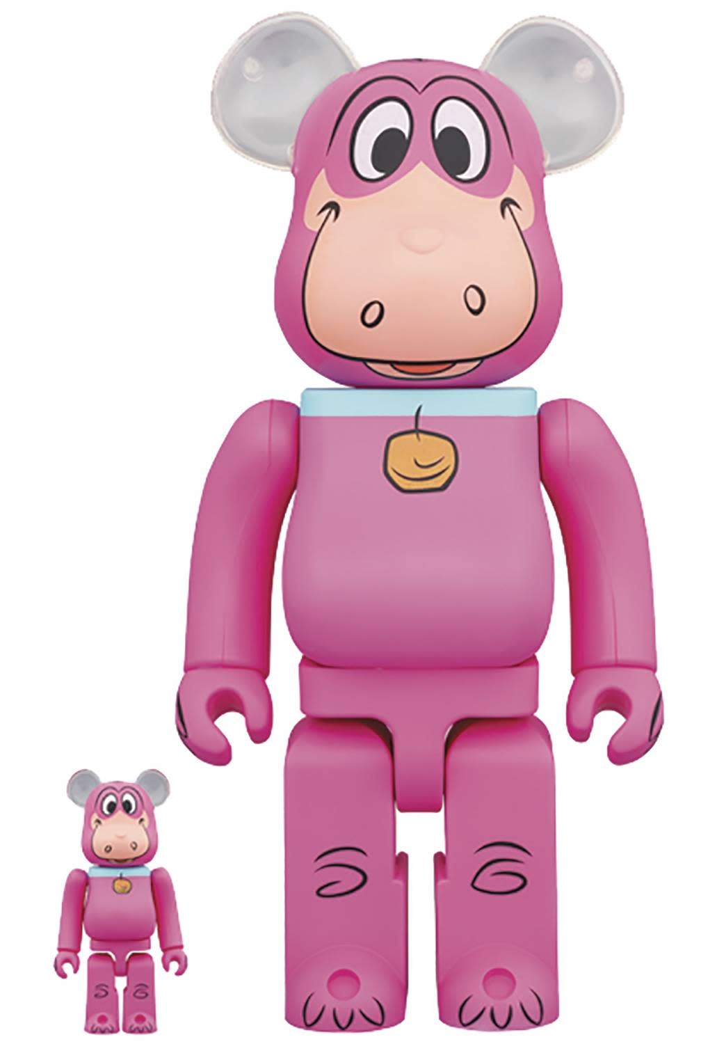 Dino Flintstones 100% & 400% 2pk Be@rbrick - Toy Joy