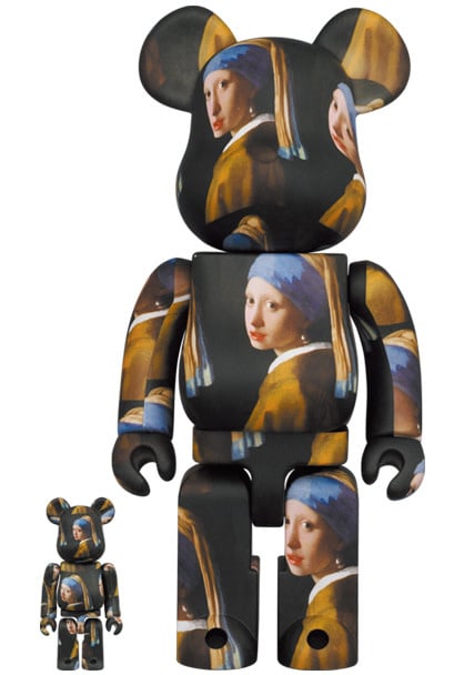 Johannes Vermeer (Girl with the Pearl Earring) 2pk 100% & 400% Figure  Be@rbrick