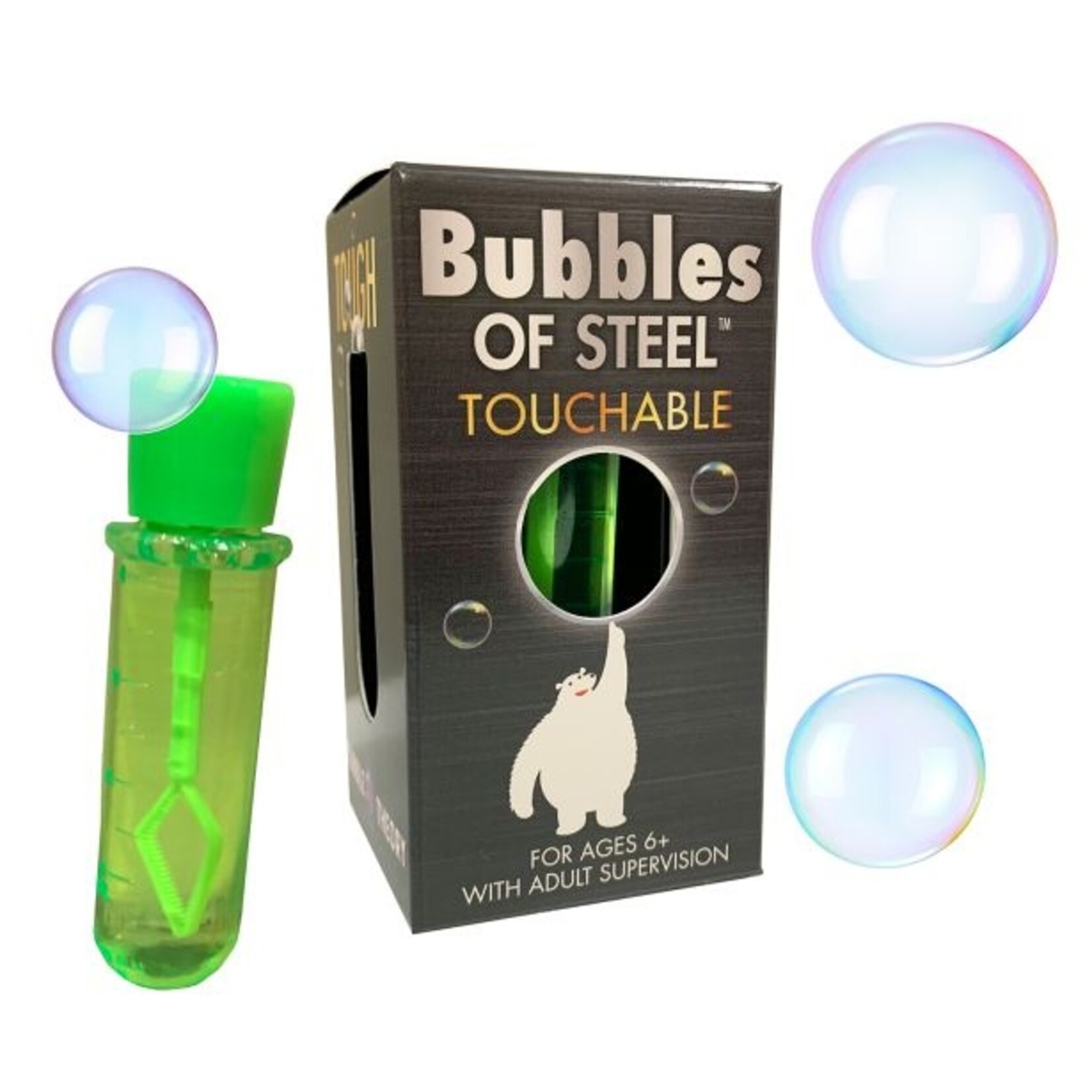 Bubbles of Steel Touchable Bubbles