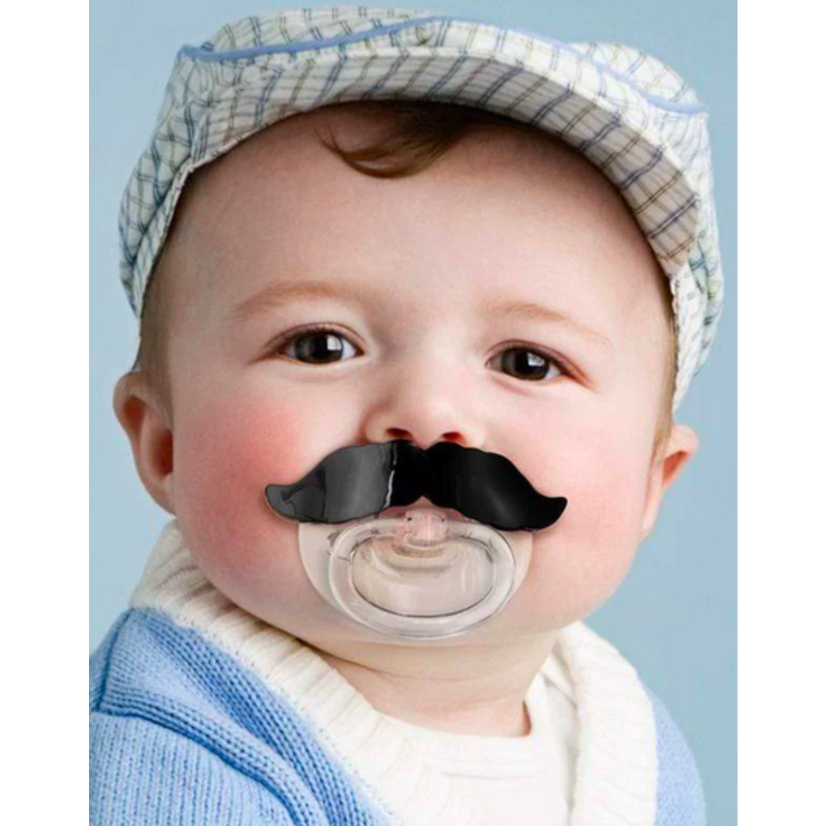 Mustache Pacifier Chill Baby