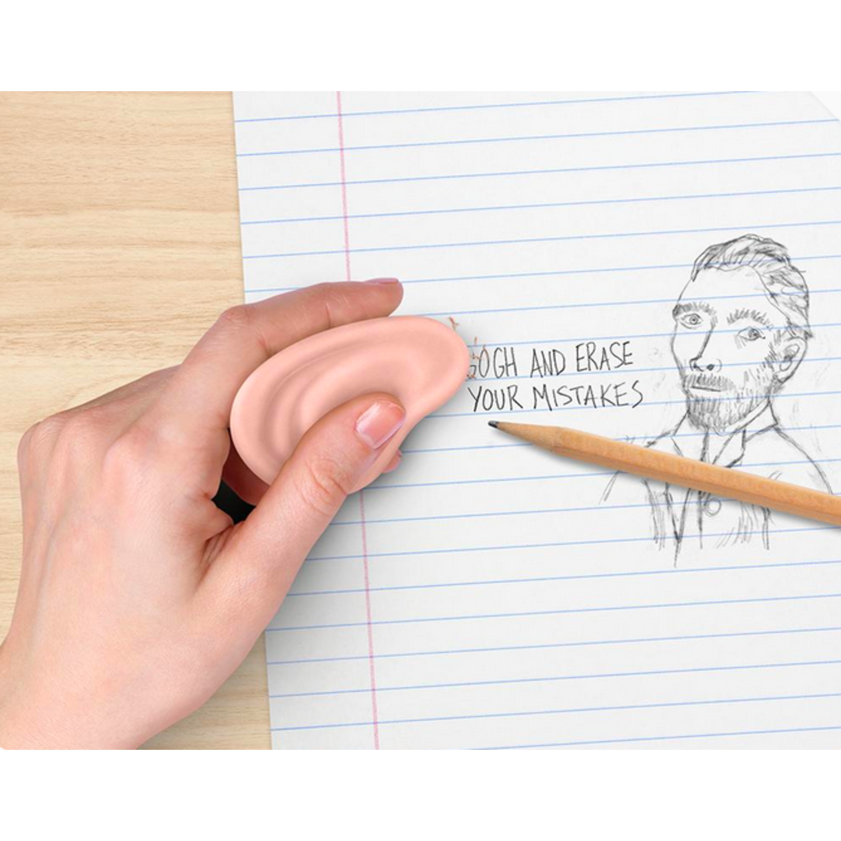 Fred EAraser - EAr-Shaped Pencil Eraser