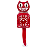 Clock Kit Cat Scarlet Lady