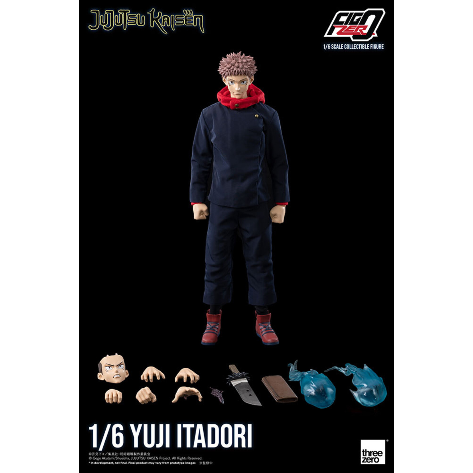 Threezero Yuji Itadori Jujutsu Kaisen FigZero 1/6