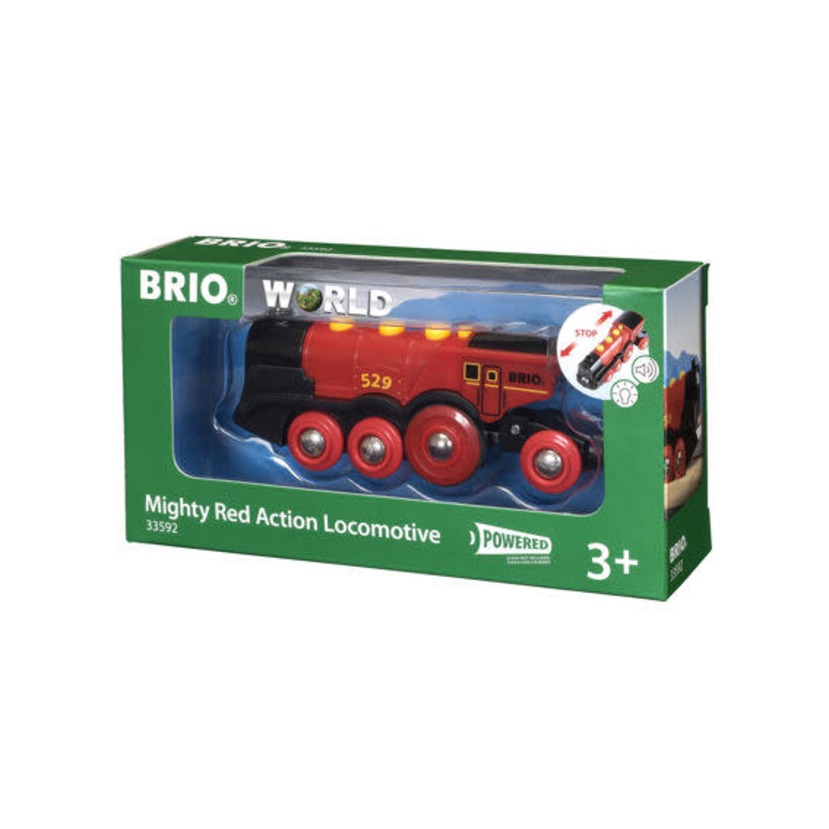 Brio World Mighty Red Locomotive
