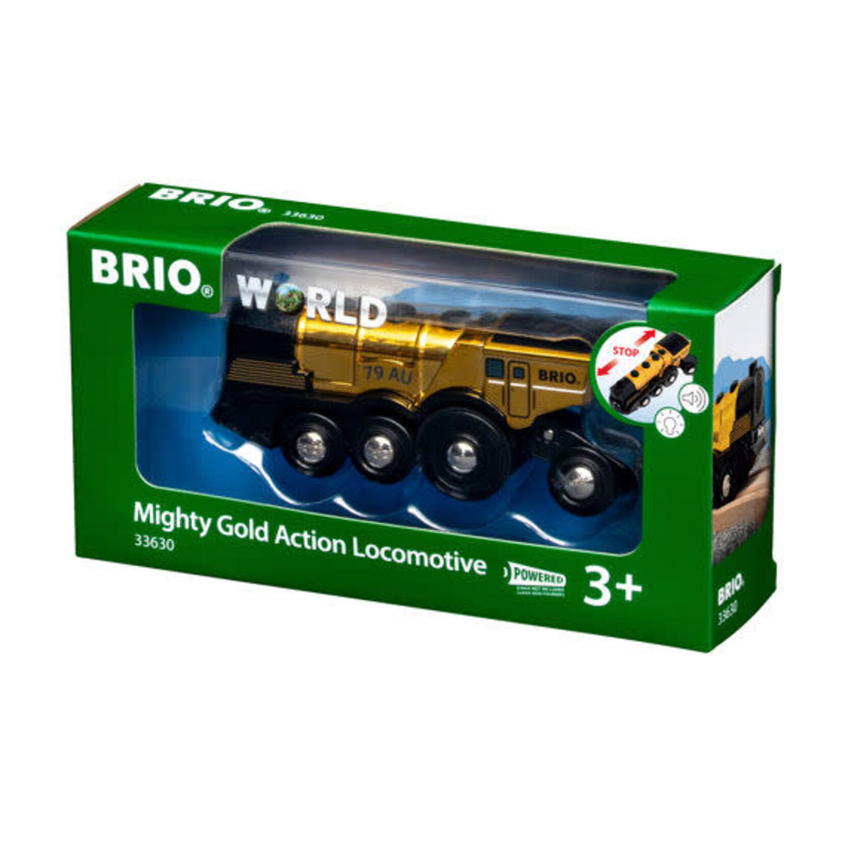 BRIO World Mighty Gold Action Locomotive