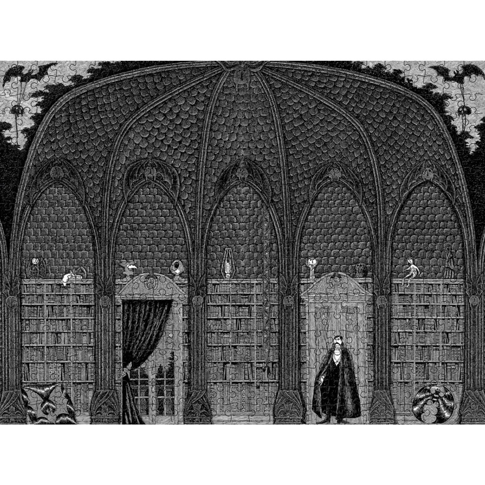 Dracula In Dr. Seward’sLibrary 500pc Puzzle