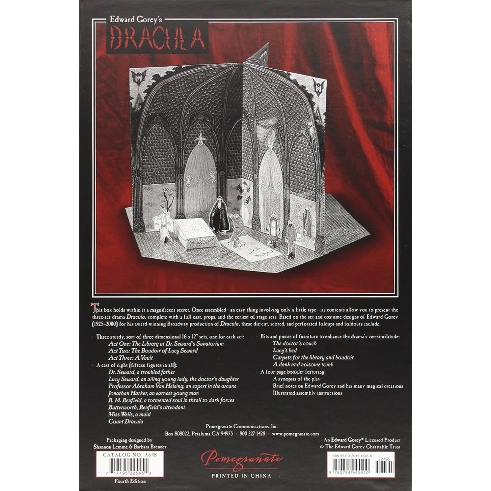 Dracula Edward Gorey Paper Craft Theatre