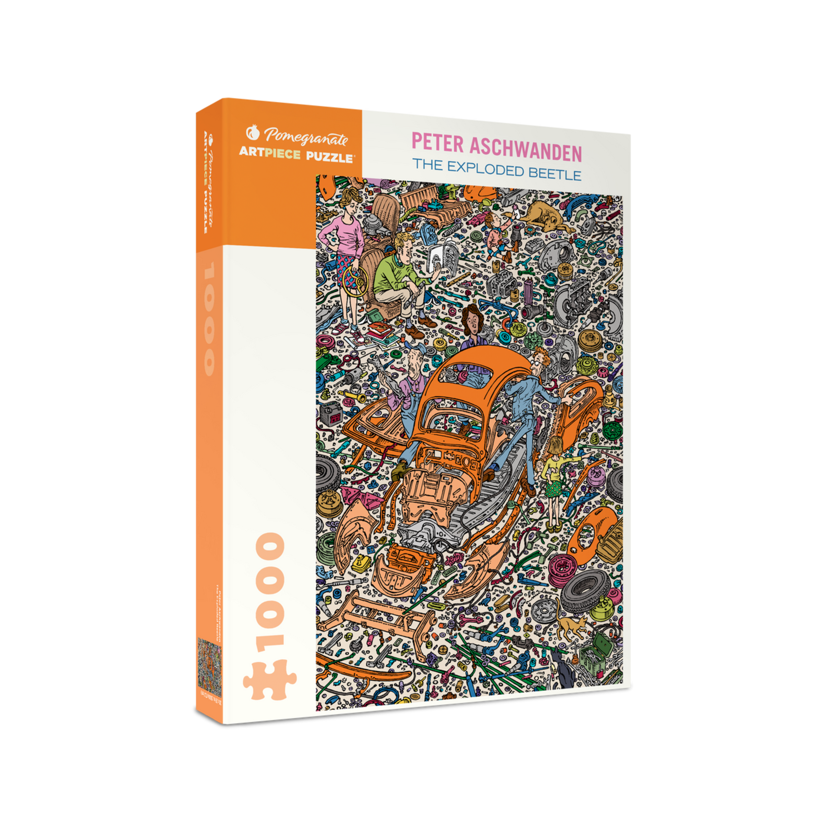 Peter Aschwanden The Exploded Beetle 1000 Piece Jigsaw Puzzle