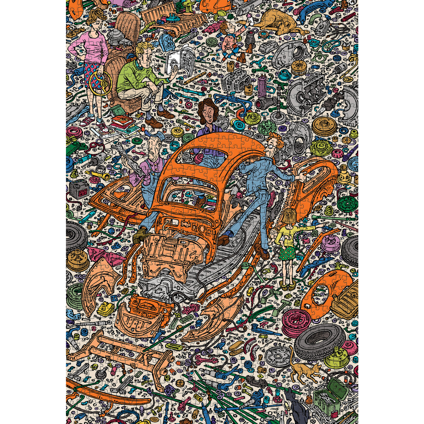 Peter Aschwanden The Exploded Beetle 1000 Piece Jigsaw Puzzle