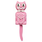Pink Satin Kit-Cat Clock