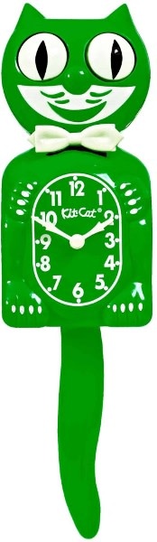 Classic Green Kit-Cat Clock - Toy Joy