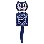 Galaxy Blue Kit-Cat Clock