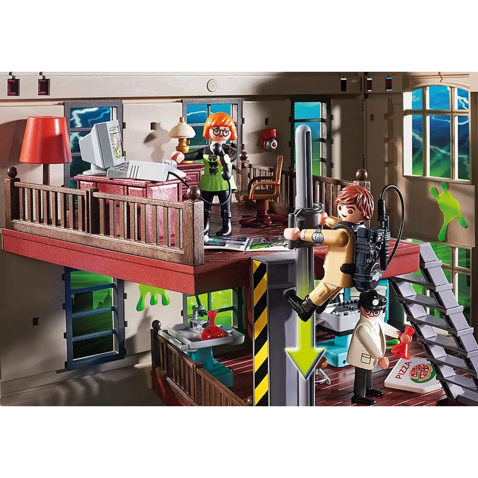 Ghostbusters Firehouse Playmobil Set - Toy Joy