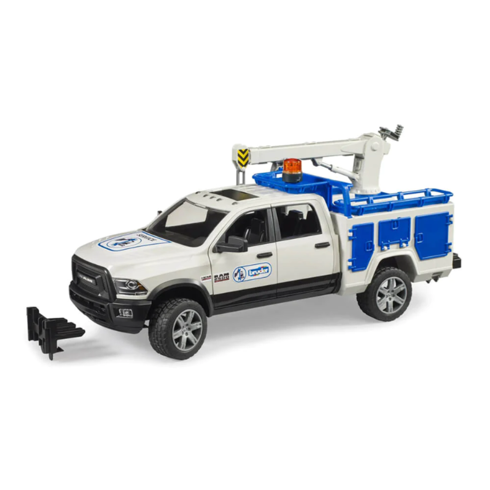 RAM Service Truck w crane + rotating beacon light