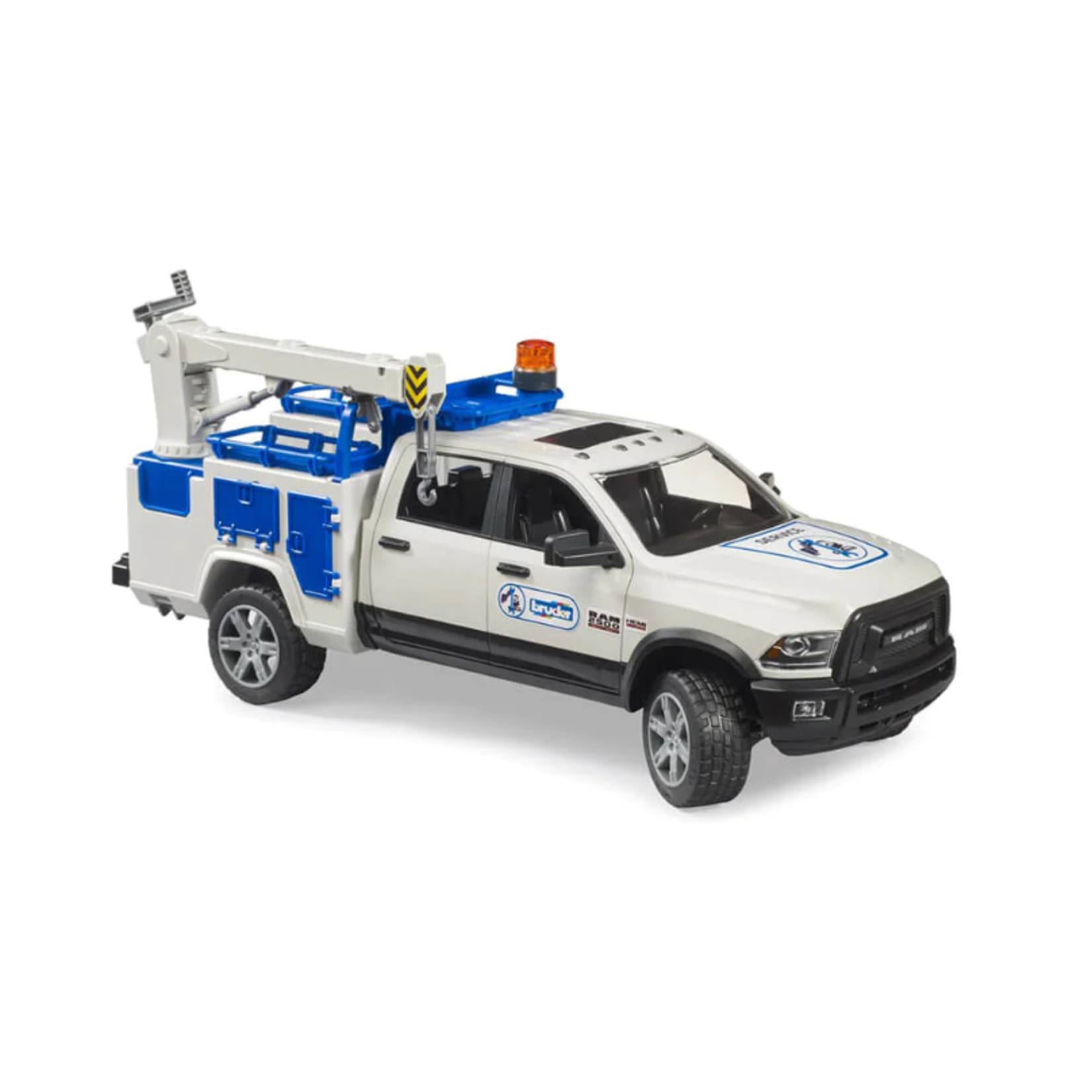 RAM Service Truck w crane + rotating beacon light