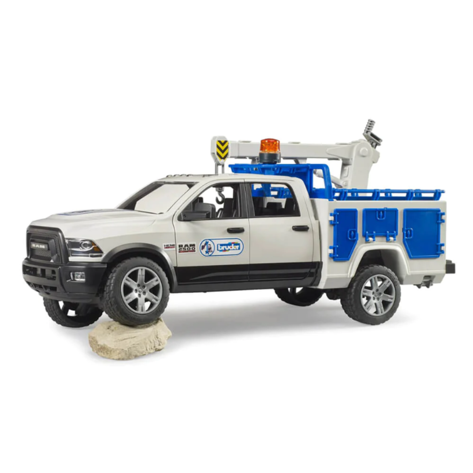RAM Service Truck w crane + rotating beacon light