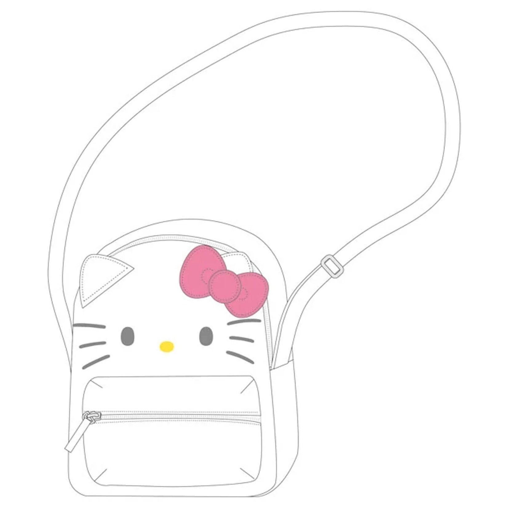 Japan Sanrio Boa Face Purse - Hello Kitty / Nuance Color | Kawaii Limited