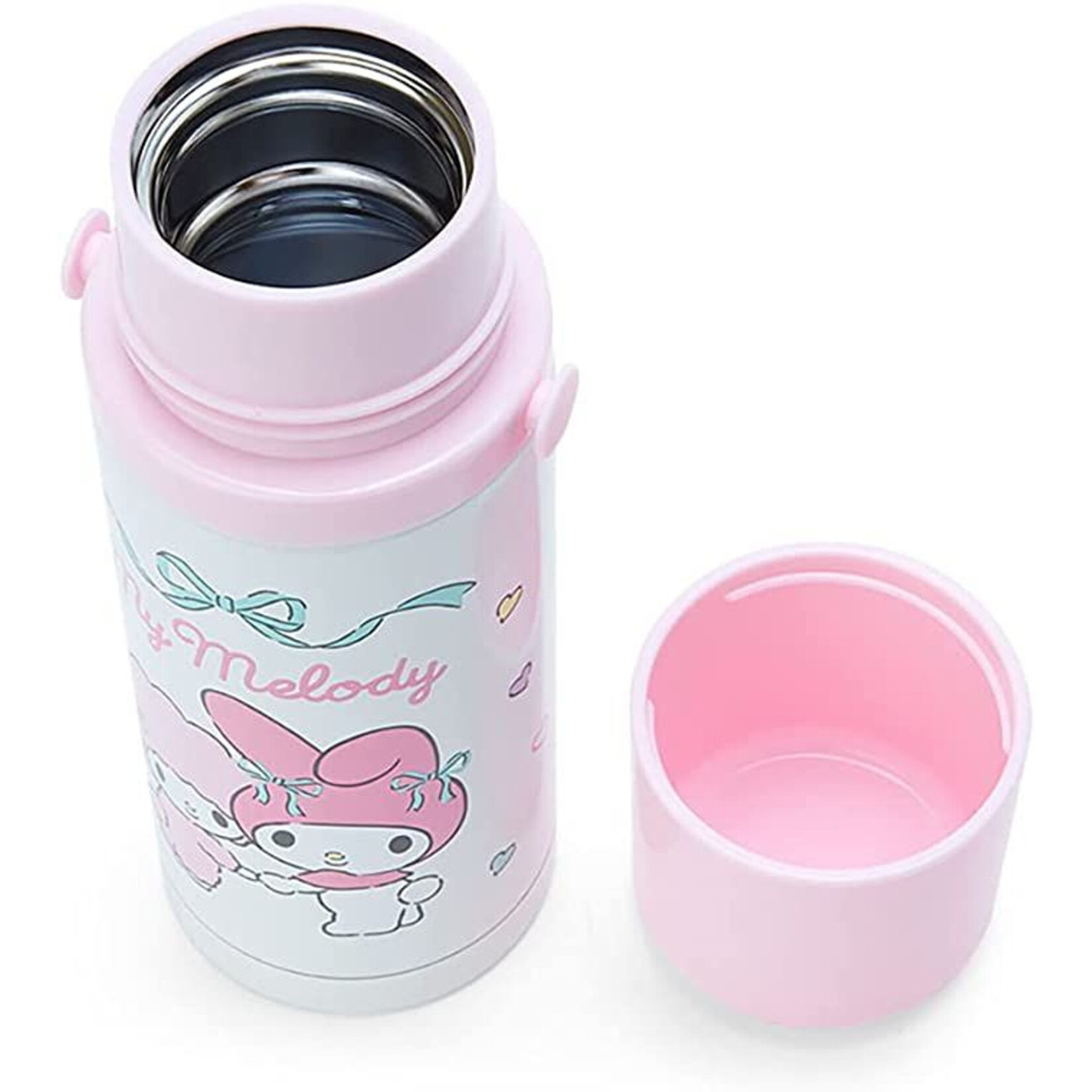 My Melody Stainless Steel Water Bottle with Pouch – JapanLA