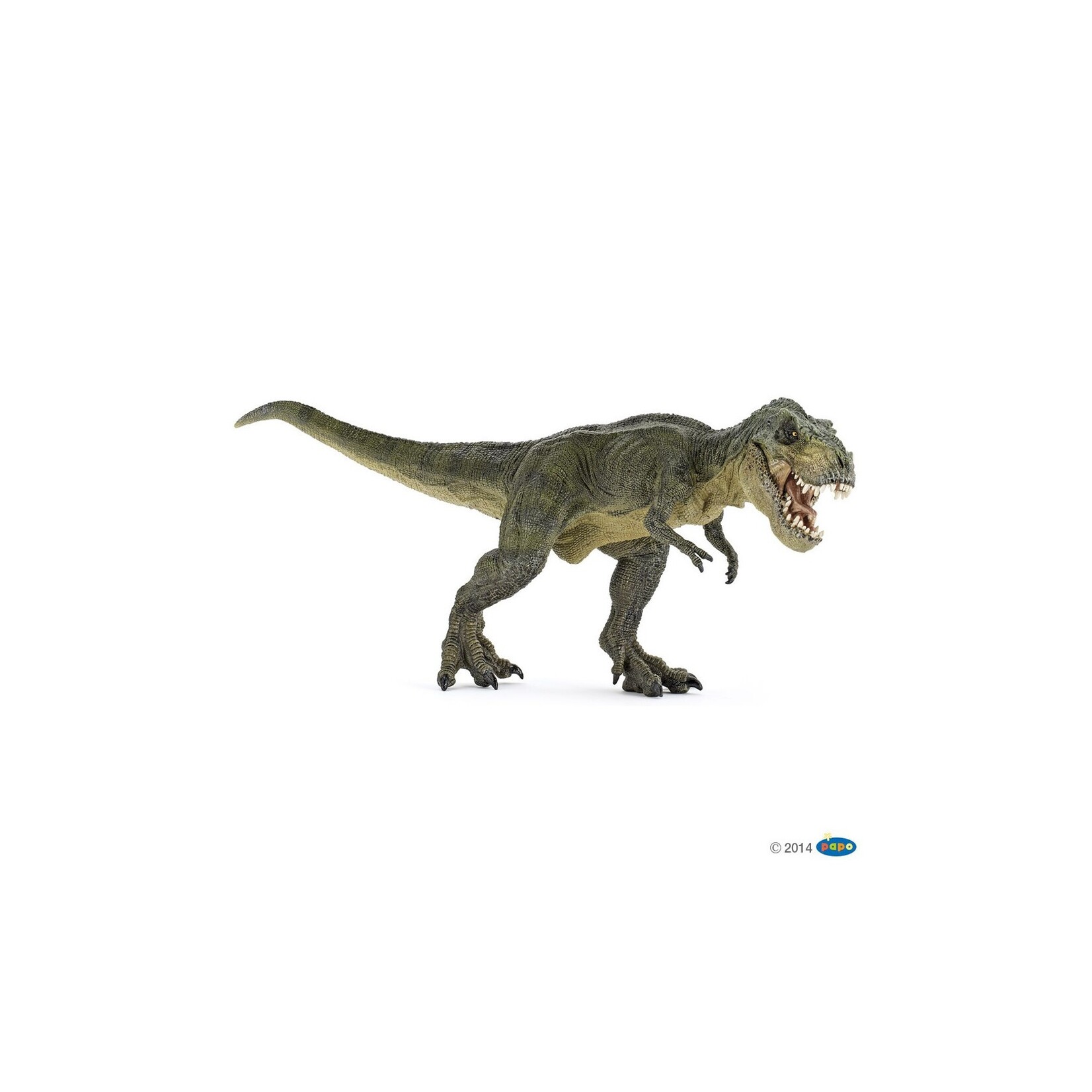 Green Running T-Rex Papo Figure