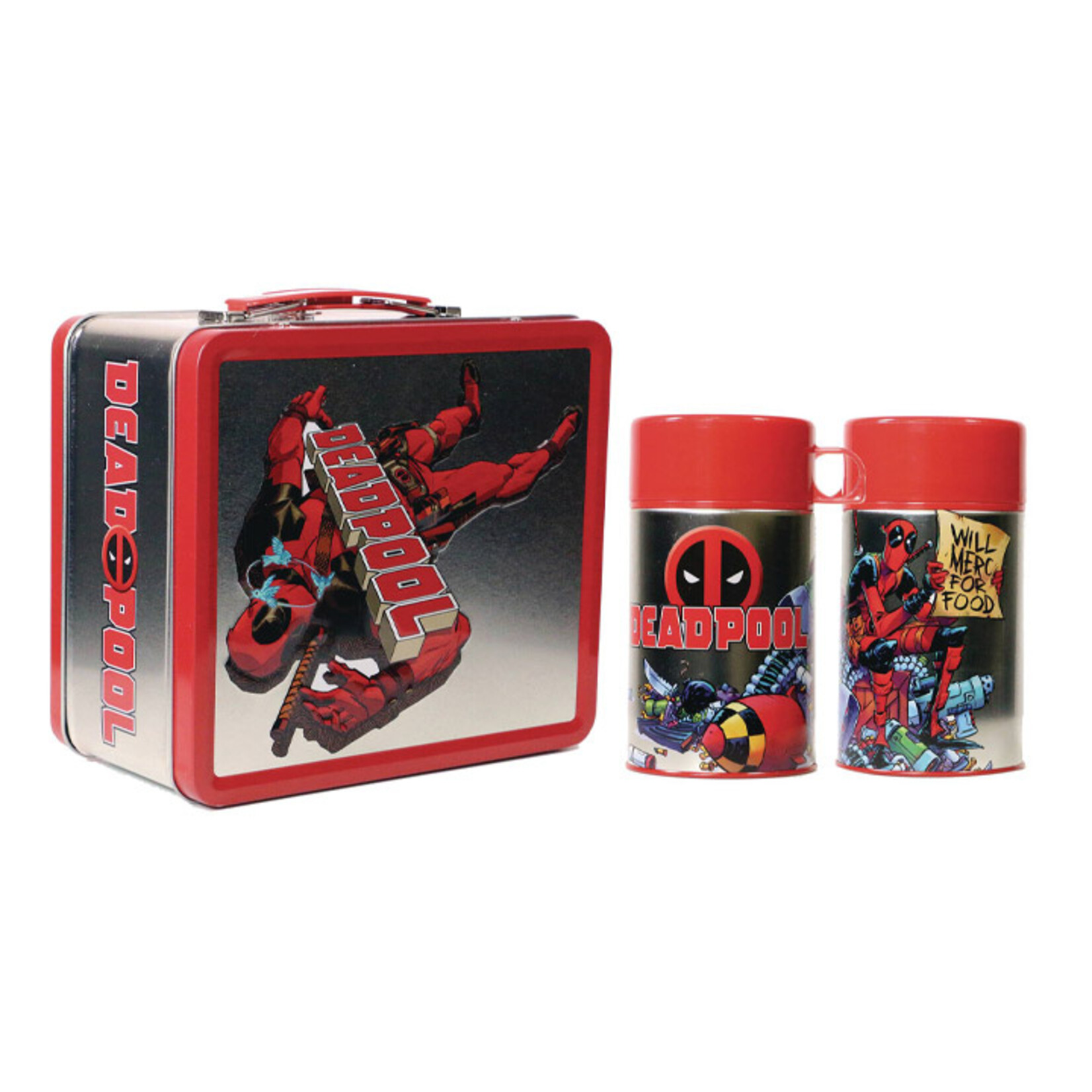 Surreal Entertainment Tin Titans Marvel Deadpool Px Lunchbox & Thermos